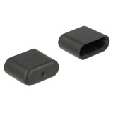 Delock Porvédő az USB Type-C  dugó, 10 darab, fekete