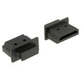 Delock Porvédo HDMI-A típusú kimenethez fogantyúval 10 db fekete