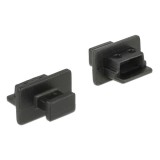 Delock Porvédo USB 2.0 Mini-B típusú kimenethez fogantyúval 10 db fekete