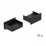 Delock Porvédő USB-A típusú kimenethez fogantyú nélkül 10 darab fekete