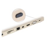 Delock porvédő USB Type-C kimenethez (10db, fekete)