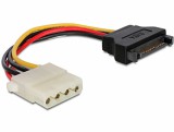 DeLock Power Cable SATA 15 pin female > 4 pin female 0,12m 60115