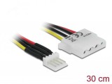 DeLock Power Floppy 4 pin male > Molex 4 pin female 30cm Cable 85457