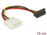 DeLock Power SATA HDD > 4 pin male angled cable 60104