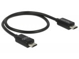 Delock Power Sharing Cable Micro USB-B male  Micro USB-B male OTG 83570