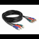 Delock RCA RGB bővítő kábel 3 db. apa - 3 db. anya, 3 m - 85370