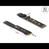 Delock Riser kártya M.2 Key M Extension NVMe 20 cm hosszú kábellel (64136) (del64136)