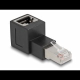 Delock RJ45 apa - RJ45 anya 90° felfelé irányuló Adapter (87861)