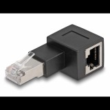 Delock RJ45 apa - RJ45 anya 90° jobb oldali Adapter (87864)