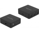 Delock S/PDIF Toslink kapcsoló 1 bemenettel és 3 k