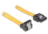 Delock SATA 2 30cm kábel egyik végén 90 fokos csatlakozóval (82474)