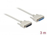 DeLock Serial Cable D-Sub 25 male to female Cable 3m White 83209