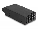 Delock Slim Mobil Rack 4 x M.2 NVMe SSD-hez Slim SAS SFF-8654 konnektorral