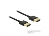 Delock Slim Premium HDMI apa/apa összekötő kábel, 2m