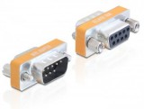 Delock soros DB9 apa to null modem DB9 anya adapter (65255)