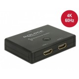 DELOCK Switch HDMI 2-1 kétirányú 4K 60Hz (18749)