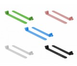 Delock Szilikon kábelkötegelo újrahasznosítható 10 darabos csomagban választható színekben