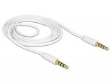 Delock sztereo jack 3.5 mm 4 pin kábel 1m (83440)