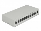 Delock Szürke 12 portos Keystone próbapanel (43414)