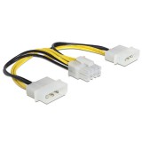 Delock tápkábel 8 pines EPS > 2 x 4 pines molex