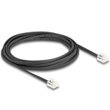 Delock Telefon kábel RJ11 apa - RJ11 apa fekete 2 m