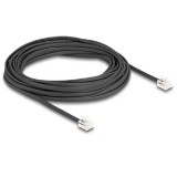 Delock Telefon kábel RJ11 apa - RJ11 apa fekete 5 m