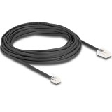 Delock Telefon kábel RJ45 apa - RJ11 apa fekete 10 m