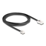 Delock Telefon kábel RJ45 apa - RJ11 apa fekete 2 m