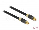 DeLock Toslink Standard Cable male - male 5m Black 86595