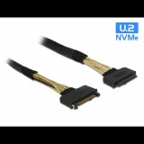 DeLOCK U.2 bővítőkábel SFF-8639 apa - anya 0.5m (85738)