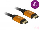 DeLock Ultra High Speed HDMI Cable 48 Gbps 8K 60 Hz 1m 85727