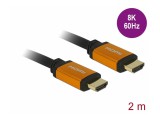Delock Ultra nagy sebességu HDMI kábel 48 Gbps 8K 60 Hz 2 m