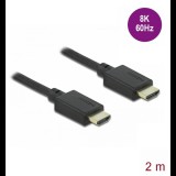 Delock Ultra nagy sebességu HDMI kábel 48 Gbps 8K 60 Hz 2 m