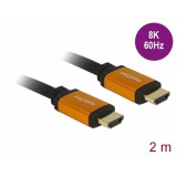 Delock Ultra nagy sebességu HDMI kábel 48 Gbps 8K 60 Hz 2 m
