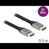 Delock Ultra nagy sebességű HDMI kábel 48 Gbps 8K 60 Hz szürke 0,5 m (83994) (DE83994)