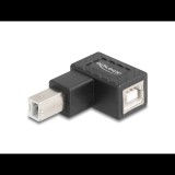 Delock USB 2.0 adapter B-típusú USB apa B-típusú USB anya 90 -ban felfelé hajlított (67205) (67205)