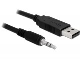 Delock USB 2.0 apa - Serial TTL 3.5 sztereó JACK 1.8 m (3.3 V) (83114)