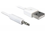Delock USB 2.0 apa - sztereó jack 3.5 apa 4 tűs IPOD kábel, 1m (83182)