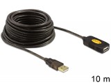 DeLock USB 2.0 hosszabbító kábel, aktív 10m 82446