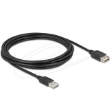 Delock USB 2.0 hosszabbítókábel EASY USB Type-A apa - EASY USB Type-A anya 3 m