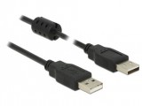 Delock USB 2.0-s kábel A-típusú csatlakozódugóval - USB 2.0-s, A-típusú csatlakozódugóval, 1,5 m, át 83888