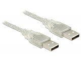 Delock USB 2.0-s kábel A-típusú csatlakozódugóval  USB 2.0-s, A-típusú csatlakozódugóval 2 m 83889