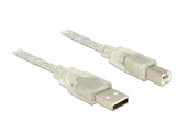Delock USB 2.0-s kábel A-típusú csatlakozódugóval  USB 2.0-s, B-típusú csatlakozódugóval 2 m 83894