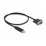 Delock USB 2.0 soros RS-232 adapterhez kompakt soros konnektor házzal 50 cm FTDI
