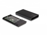 Delock USB 20 Gbps külső ház 2 db. M.2 NVMe PCIe SSD számára USB Type-C anyával és RAID-del - eszköz nélküli szerelés lehetséges
