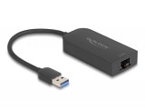 Delock USB 3.0 2.5 Gigabit LAN adapter fekete (66045)