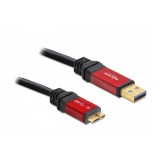 Delock USB 3.0-A > mikro-B apa / apa, 1 m prémium kábel