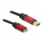 Delock USB 3.0-A > mikro-B apa / apa, 3 m prémium kábel