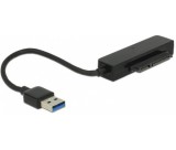 Delock USB 3.0  > SATA-III táp-átalakító 15cm