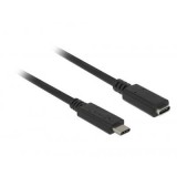 Delock USB 3.1 (Gen 1) Hosszabbítókábel [1x USB-C™ dugó - 1x USB-C™ alj] 1.00 m Fekete (85533)